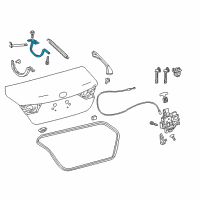 OEM Toyota Camry Hinge Diagram - 64510-33181