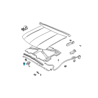 OEM 1991 Pontiac Firebird Pop-Up Spring Diagram - 15018459