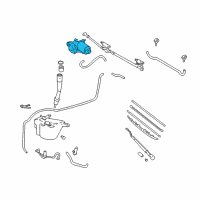 OEM 2003 Toyota Tundra Front Motor Diagram - 85110-0C020