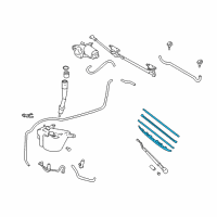 OEM 2001 Toyota Tundra Front Blade Diagram - 85222-0C012