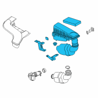 OEM 2017 BMW X5 Intake Silencer Diagram - 13-71-8-603-092