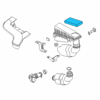 OEM 2017 BMW X5 Air Filter Diagram - 13-71-8-626-739