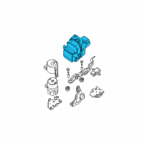 OEM 2001 BMW X5 Dsc Hydraulic Unit Diagram - 34-51-6-758-627