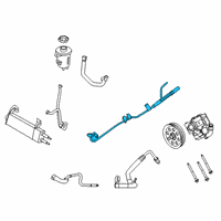 OEM 2020 Ford F-250 Super Duty Pressure Hose Diagram - JC3Z-3A719-B