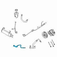 OEM 2018 Ford F-350 Super Duty Lower Return Line Diagram - JC3Z-3A713-K