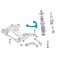 OEM 2014 BMW 550i GT xDrive Top Camber Correction Control Arm Diagram - 31-12-6-779-871