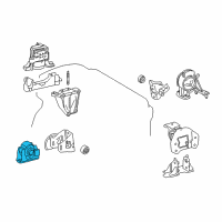 OEM 2020 Lexus NX300h INSULATOR, Engine Mounting Diagram - 12361-36150