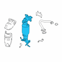 OEM 2015 Honda Accord Exhaust Manifold Diagram - 181905KOJ00