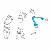 OEM Honda Accord Pipe Comp EGR Diagram - 18717-5K0-A01