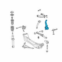 OEM Lexus IS300 Knuckle, Steering, RH Diagram - 43211-30191