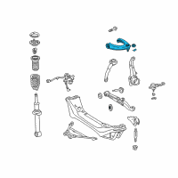 OEM 2002 Lexus IS300 Front Suspension Upper Arm Assembly Right Diagram - 48610-59025