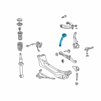 OEM 2001 Lexus IS300 Front Suspension Lower Control Arm Sub-Assembly, No.2 Right Diagram - 48660-53010