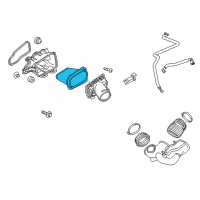 OEM 2018 Chevrolet Corvette Element-Air Cleaner Diagram - 84032895