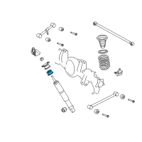 OEM 2010 Lexus LX570 Bracket Sub-Assembly, Rear Diagram - 48505-60060