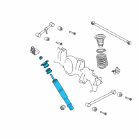 OEM Lexus LX570 ABSORBER Assembly, Shock Diagram - 48530-69415