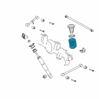 OEM Lexus LX570 Spring, Coil, Rear Diagram - 48231-60D21