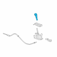 OEM Buick Enclave Shift Knob Diagram - 25778927