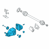 OEM 2022 BMW 430i FINAL DRIVE WITH DIFFERENTIA Diagram - 33-10-8-686-989