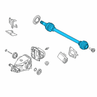 OEM BMW 230i OUTPUT SHAFT, REAR RIGHT Diagram - 33-20-9-896-324