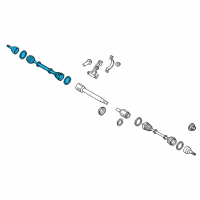 OEM 2020 Ford Transit Connect Outer Joint Diagram - FV6Z-3B436-AW