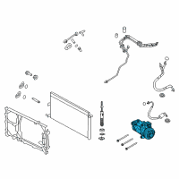 OEM 2016 Ford Expedition Compressor Diagram - FL1Z-19703-B