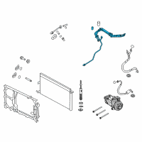 OEM 2016 Ford Expedition Liquid Line Diagram - FL1Z-19A834-A