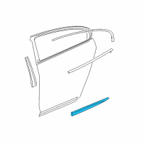 OEM Buick LaCrosse Body Side Molding Diagram - 20902219