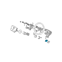 OEM 1996 Acura RL Switch Assembly, Automatic Cruise Set Diagram - 36770-SZ3-A01