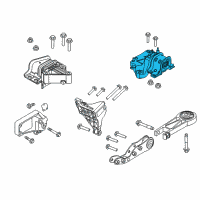 OEM 2018 Ram ProMaster 2500 ISOLATOR-Engine Mount Diagram - 68223226AA