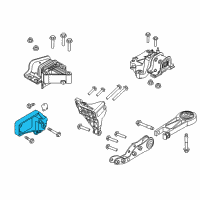 OEM 2015 Ram ProMaster 1500 Bracket-Engine Mount Diagram - 68101925AA