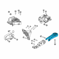 OEM Ram ProMaster 2500 Support-Transmission Mount Diagram - 68159672AA