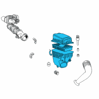 OEM 1997 BMW 750iL Intake Silencer Left Diagram - 13-71-1-436-387