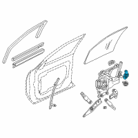 OEM Cadillac Fleetwood Motor Diagram - 19153541