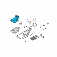 OEM 2000 Nissan Pathfinder Finisher-Console Boot Diagram - 96934-0W010