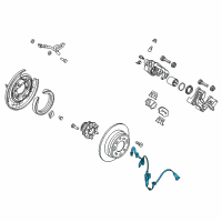 OEM 2015 Hyundai Sonata Cable Assembly-ABS.EXT, RH Diagram - 59930-C1000