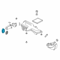 OEM 2019 BMW M4 Intake Manifold, Front Diagram - 13-71-7-613-156