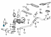 OEM 2015 GMC Canyon Hanger Insulator Diagram - 25872426