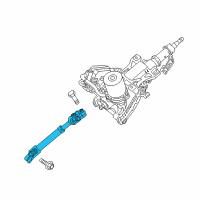 OEM 2013 Hyundai Azera Joint Assembly-Steering Diagram - 56400-3V700