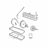 OEM Jeep Wrangler Indicator-Engine Oil Level Diagram - 53010445AB