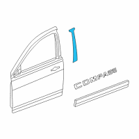 OEM 2010 Jeep Compass APPLIQUE-B Pillar Diagram - 5116388AA