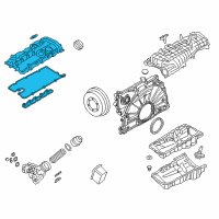 OEM 2017 BMW 440i Cylinder Head Cover Diagram - 11-12-7-645-173