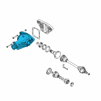 OEM BMW 528i Differential Diagram - 33-10-1-428-503