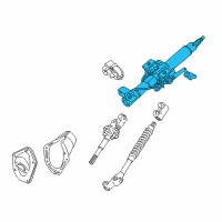OEM Toyota Tacoma Steering Column Diagram - 45250-04230