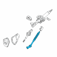 OEM 2019 Toyota Tacoma Lower Shaft Diagram - 45203-04030