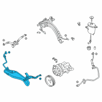 OEM 2014 BMW 650i Gran Coupe Dynamic Drive Return Pipe Diagram - 32-41-6-791-633