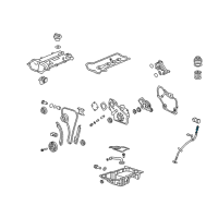 OEM Chevrolet Cobalt Dipstick Diagram - 12604225