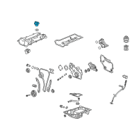 OEM 2006 Chevrolet Corvette Filler Cap Diagram - 12583570