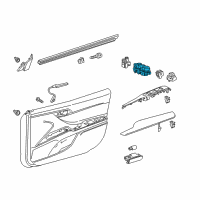 OEM 2022 Toyota Avalon Window Switch Diagram - 84040-06080