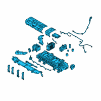 OEM 2018 Hyundai Ioniq Battery System Assembly Diagram - 37501-G2120