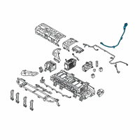 OEM 2019 Hyundai Ioniq Body Electrical Ground Strap Diagram - 37539G2100